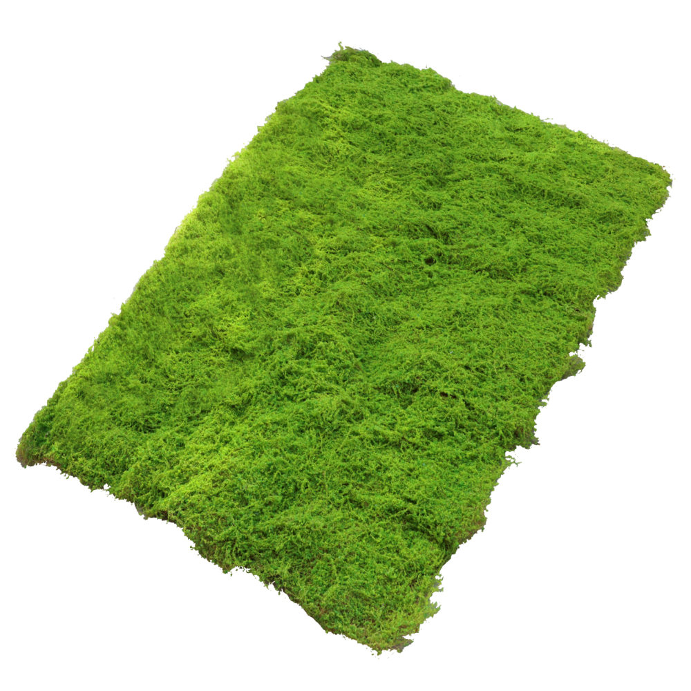 Preserved Moss Sheet - Kunstgras-Matte aus Kunstmoos, künstliche grüne Rasenmatte