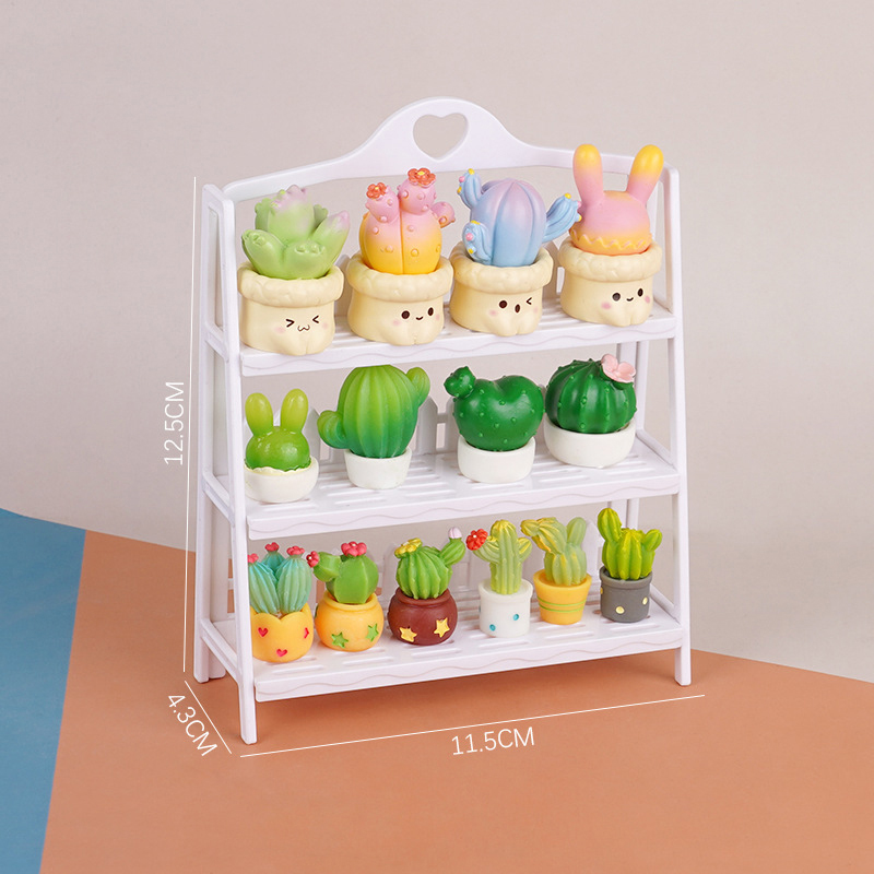 Supply Florist - 1Pc 1/12 Puppenhaus Display Regal Brot