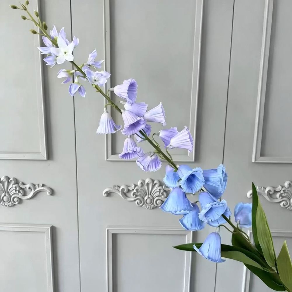 Florist Flower Supply - Blaue Seiden-Blumen, realistische Pflanzen, dekorative Blumen