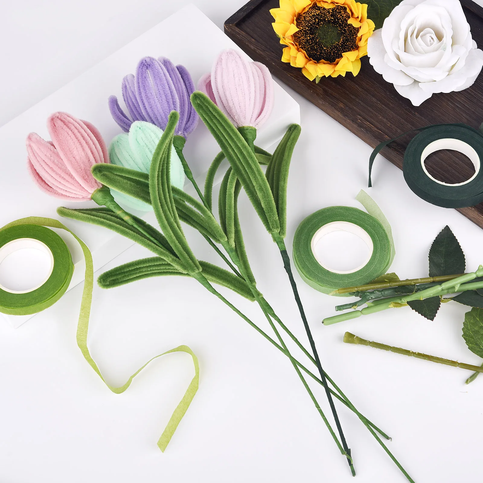 30 Yard 12MM Blumenstielband f – Florist Flower Supply Bewertung und Preis