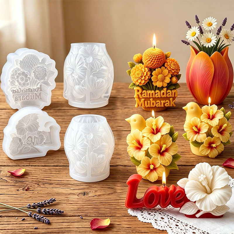 3D-Blumen-Kerzenform aus Silik – Florist Supply Vases Bewertung und Preis