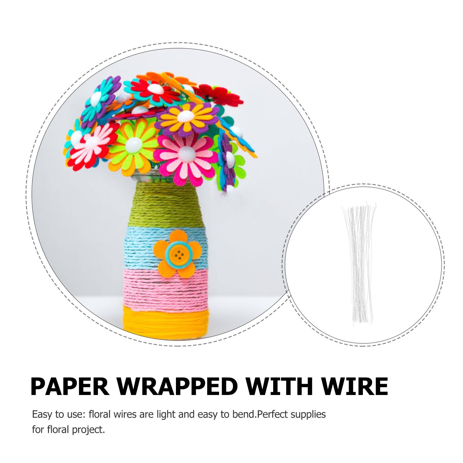 50 Stück mit Papier überzogene – Florist Supply Bulk Bewertung und Preis